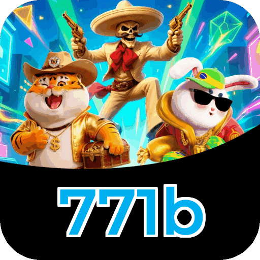 Interface do aplicativo 771b mostrando jogos disponíveis no iOS e Android